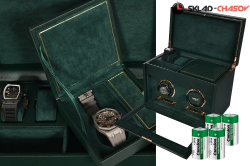 Шкатулка для автоподзавода 2-х часов Wolf 792241 фото фото 5