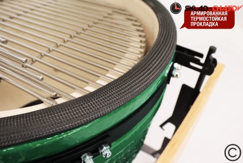 Керамический гриль SG18 PRO 45 см / 18 дюймов (зеленый) фото фото 6