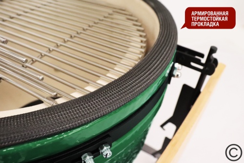 Керамический гриль SG18 PRO 45 см / 18 дюймов (зеленый) фото фото 6