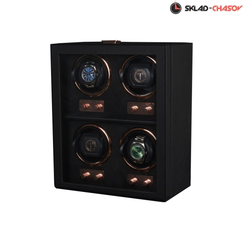 Шкатулка для автоподзавода 4-х часов Badge 04MBG фото