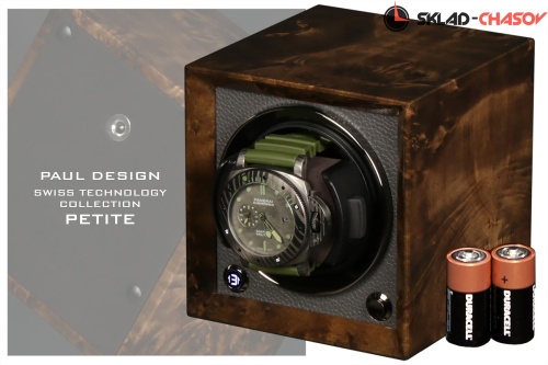 Шкатулка для подзавода 1-х часов Petite1-DB-K фото фото 4