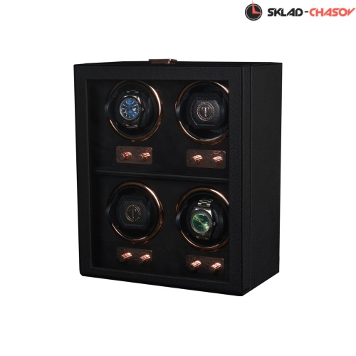 Шкатулка для автоподзавода 4-х часов Badge 04MBG фото