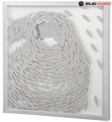 Панно серебристое "Музыка океана" фото фото 2