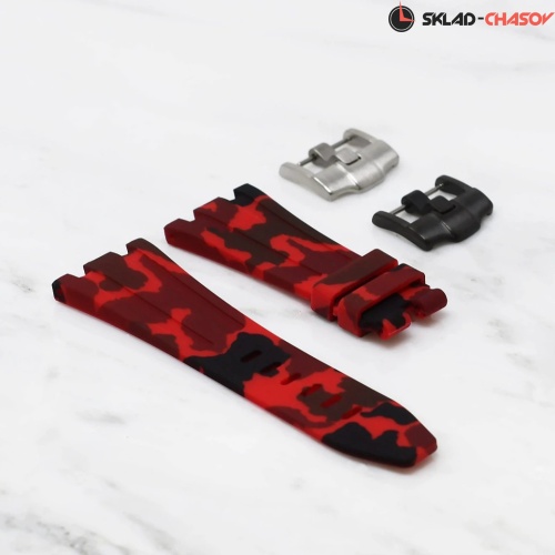 Ремешок Для Часов Red Camo Ap Diver 42mm Strap фото фото 2