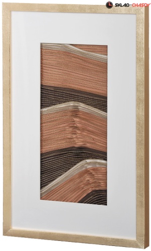 Панно из молний "Золотые барханы 2" фото фото 2