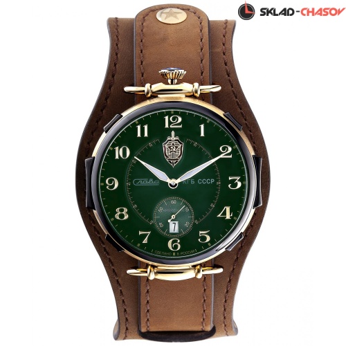 Механические с автоподзаводом Слава "КГБ" логотип КГБ 9624429/300-2555 фото фото 2
