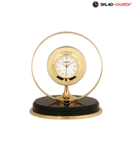 Настольные часы "АНДРЕ" (обсидиан) фото