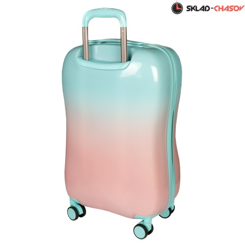 Чемодан с отпечатком пальца LADY MewTour 22 фото фото 2