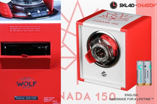 Шкатулка для автоподзавода 1-х часов Wolf 462604 фото фото 6