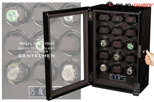 Шикарная шкатулка для автоподзавода 15 часов Gentlemen15BA фото фото 6