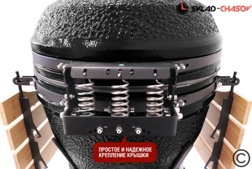 Керамический гриль SG24 PRO CFG 61 см / 24 дюйма (черный) фото фото 9