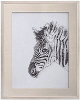 Панно из металла "Зебра" фото