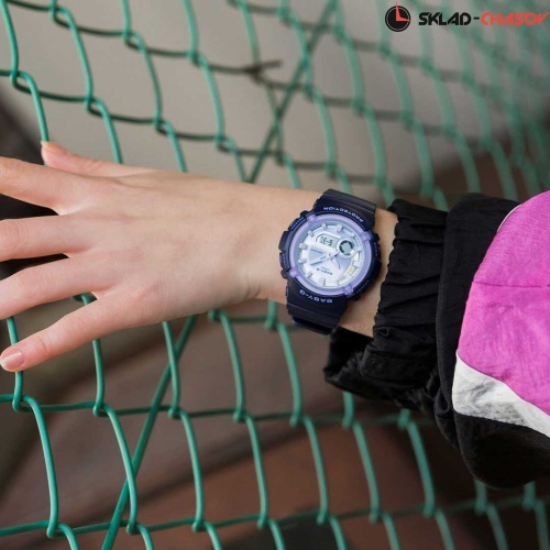 Японские наручные часы Casio Baby-G BGA-280DR-2A с хронографом фото фото 3