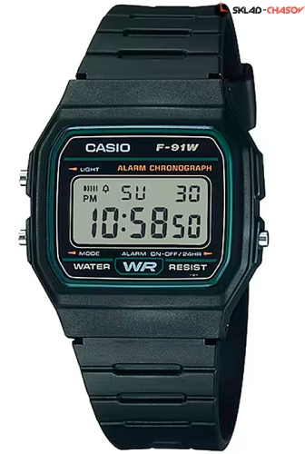 Casio F-91W-3 фото