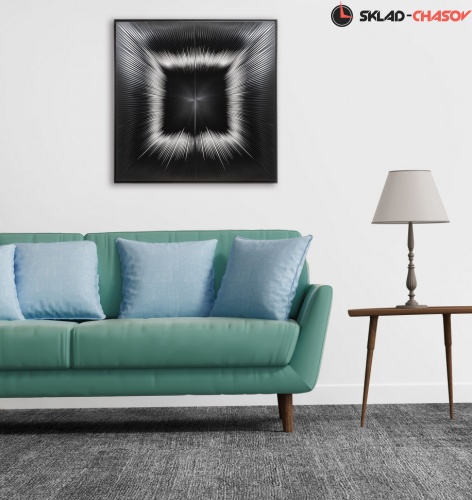 Панно в современном стиле "Иллюзия квадрат" фото фото 3