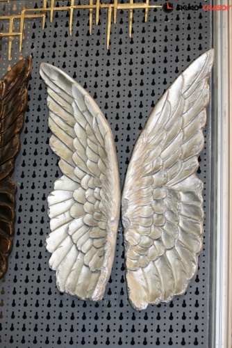 Панно рельефное "Крылышки серебряные" фото фото 4