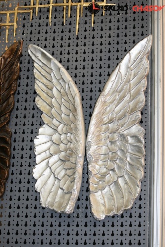Панно рельефное "Крылышки серебряные" фото фото 4