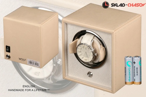 Шкатулка для автоподзавода 1-х часов Wolf 455253 фото фото 4
