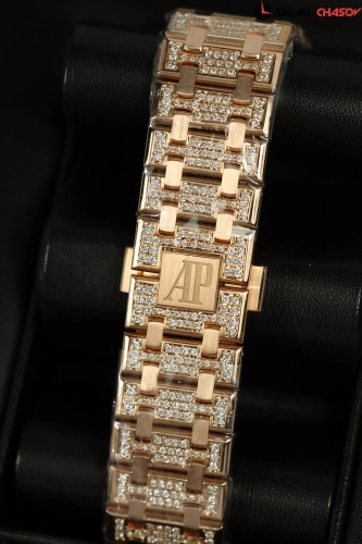 Часы Audemars Piguet Royal Oak Custom Diamonds 41mm фото фото 6