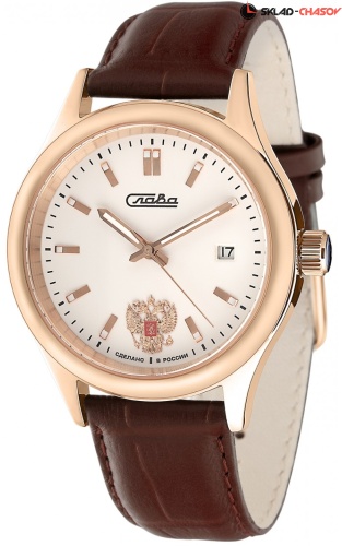 Механические с автоподзаводом Слава "Традиция" логотип Герб РФ 1853009/300-8215 фото