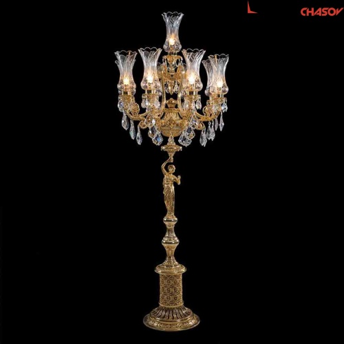 Бронзовый торшер Lampa A321/9 фото