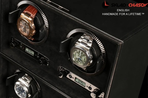 Шкатулка для автоподзавода 4-х часов Wolf 793002 фото фото 4