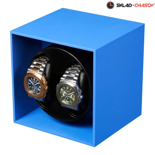 Шкатулка для автоподзавода 2-х часов Altitude A2Blue-PLC фото фото 7