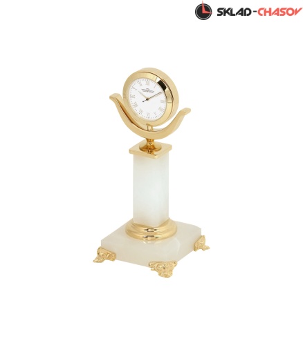 НАСТОЛЬНЫЕ ЧАСЫ "ПЬЕДЕСТАЛ" (оникс) фото фото 2