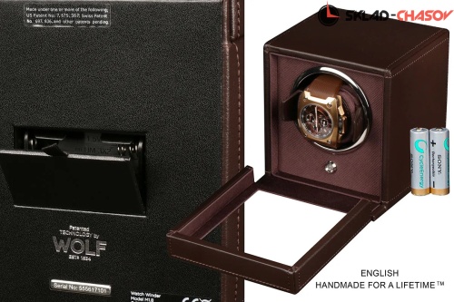 Шкатулка для автоподзавода 1-х часов Wolf 461106 фото фото 2