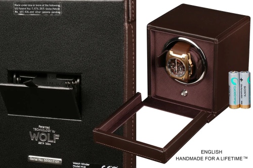 Шкатулка для автоподзавода 1-х часов Wolf 461106 фото фото 2