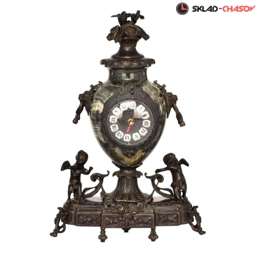 Бронзовые часы с канделябрами Real Bronze C3125ABBS фото фото 3