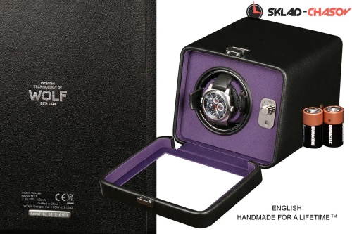Шкатулка для автоподзавода 1-х часов Wolf 452503 фото фото 3