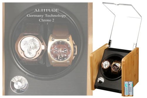 Шкатулка для автоподзавода 2-x часов C1702ZM-B фото фото 2