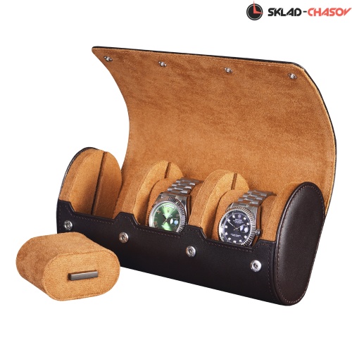 Футляр для перевозки 3-х часов Voyage 03HBR фото фото 3