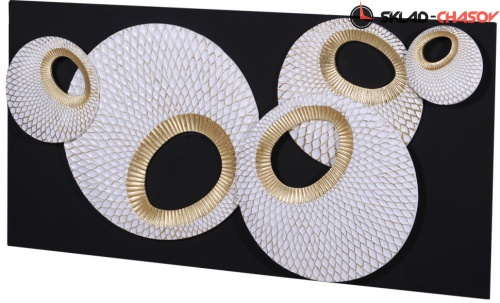 Панно бело-золотистое "Колокольчики" фото фото 2