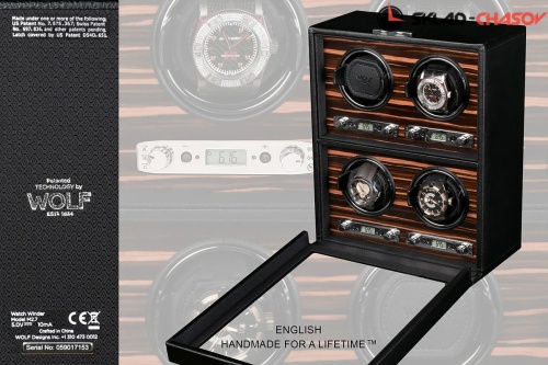 Шкатулка для автоподзавода 4-х часов Wolf 459156 фото фото 4