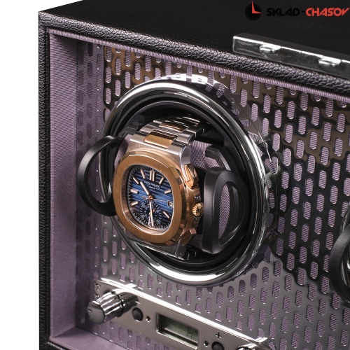 Шкатулка для автоподзавода 4-х часов BADGE 04BSL фото фото 5