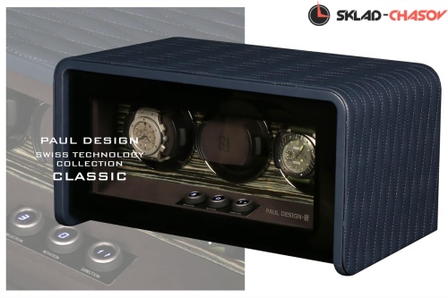 Шкатулка для подзавода 3-х часов Classic3 - LBU фото фото 2