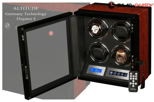 Шкатулка для автоподзавода 4-х часов Е1707HL-B фото фото 2