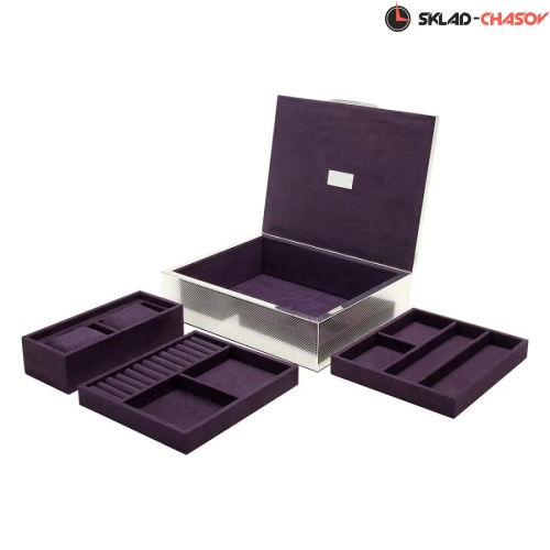 Шкатулка для 2-х часов и украшений WOLF 190001 фото фото 3