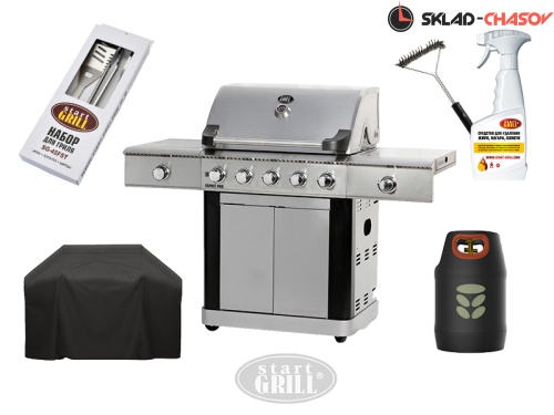 Комплект-минимум: Газовый гриль Esprit Pro и инструменты фото