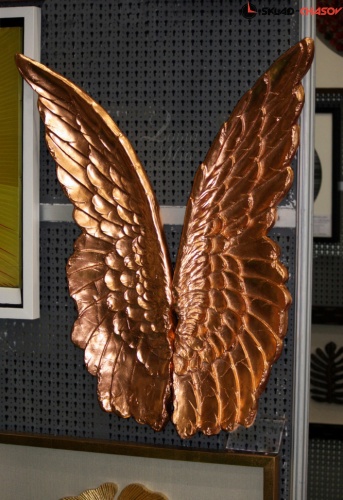 Настенное панно "Крылья розово-медное" фото фото 3