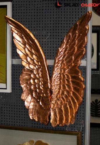 Настенное панно "Крылья розово-медное" фото фото 3