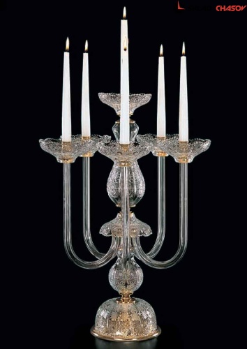 Хрустальный подсвечник Elite Bohemia S 685/5+1/19 фото