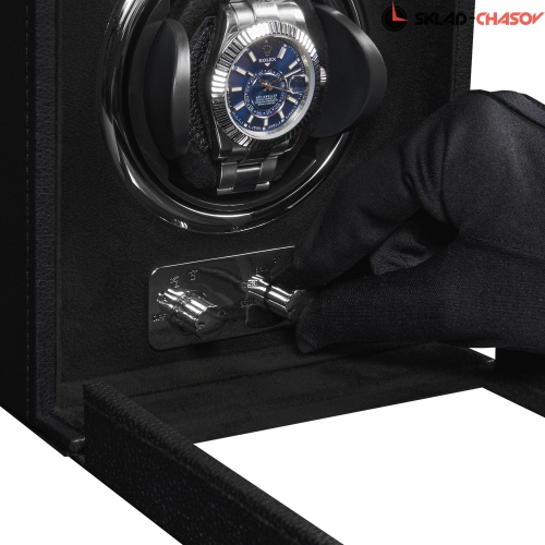 Шкатулка для автоподзавода 1-х часов Badge 01MBL фото фото 5