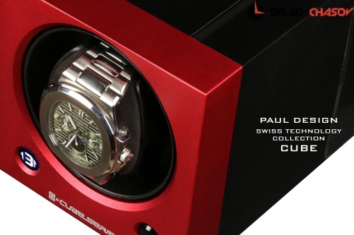 Шкатулка для подзавода 1-х часов PD-CUBE-RD фото фото 2