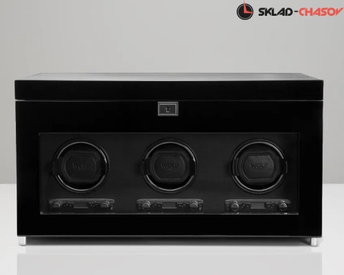 Шкатулка для автоподзавода 3-х часов Wolf 454770 фото фото 6