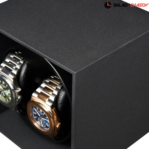 Шкатулка для автоподзавода 2-х часов Altitude A2Gray-PLC фото фото 3
