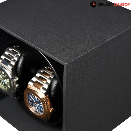 Шкатулка для автоподзавода 2-х часов Altitude A2Gray-PLC фото фото 3