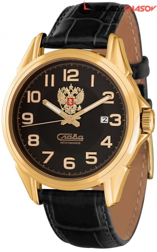 Механические с автоподзаводом Слава "Традиция" логотип Герб РФ 1619015/300-8215-К1 фото